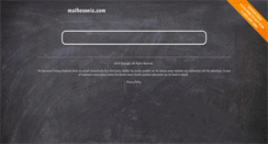 Desktop Screenshot of mathesonic.com
